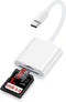 AILKIN SD Card Reader Type C for iPhone 17/17e/17Pro/16e/16Pro, MacBook, iPad Pro, USB