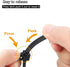 100 Pcs 12 Inch Color Reusable Zip Ties, Heavy Duty Self-Locking Nylon Cable Ties for Garden and Home