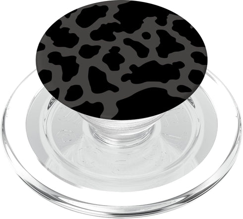 PopSockets PopGrip for MagSafe - Black Gray Cow Print