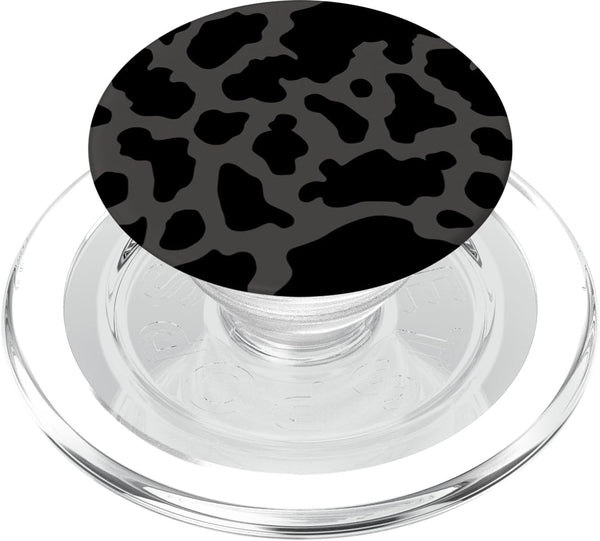 PopSockets PopGrip for MagSafe - Black Gray Cow Print