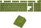 MECCANIXITY 108 Keys Pudding Keycaps Set OEM Profile 60 Percent ABS for Mechanical Keyboard Layout, Army Green