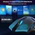 TECKNET Wireless Mouse, USB Cordless Computer Mouse with 8 Buttons, Ergonomic Design, High-Precision 5 Adjustable DPI