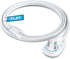 Maximm 2-Prong TV Power Cord 3ft, 360 Rotating Flat Plug, UL Certified, Non-Polarized,