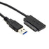 chenyang Micro SATA 16Pin to USB 3.0 Adapter Cable for 1.8 inch Hard Drive HDD/SSD Data Transfer, 10cm