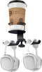WixGear 2 in 1 Headphone Stand, PC Gaming Headset Cup Holder with Cable Organizer, 360° Adjustable Arm Clamp