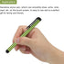 MECCANIXITY 5pcs Universal Capacitive Stylus Pens for Touch Screens, Light Green, High Sensitivity