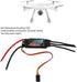 Generic 60A 5V 3A Bidirectional Brushless ESC, Full Power Testing, Responsive Handling for RC Car, Boat, Ship with BEC