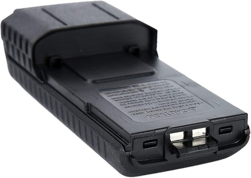 Walkietalkie Battery Box ABS, 6xAA Large Capacity Two-Way Radio Battery Case, Extended Battery Holder for UV5R