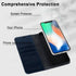 MONASAY Wallet Case for iPhone X/iPhone Xs, 5.8-inch, RFID Blocking Flip Folio Leather Cover with Credit Card Holder