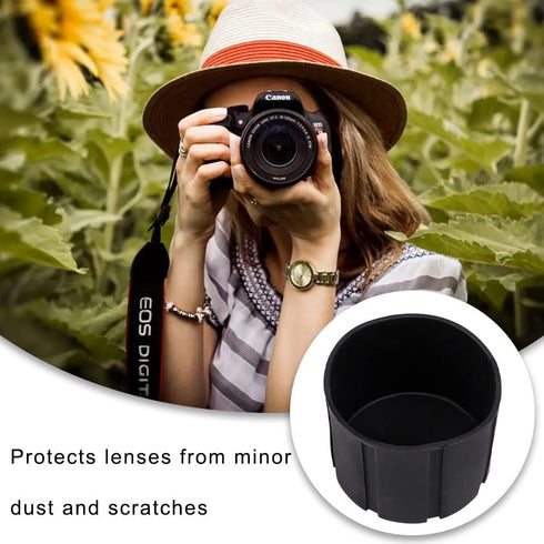 Camera Lens Cap, SLR Silicone Protector Cap Dustproof Cover for 65-110mm DSLR Camera Lenses