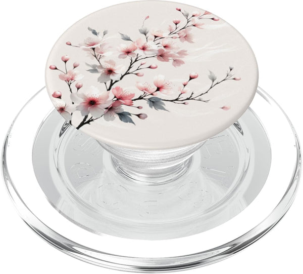 PopSockets PopGrip Cherry Blossom Design for iPhone, MagSafe