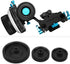 3PCS Follow Focus Gear, M0.8-38T Gear + M0.8-43T Gear + M0.8-65T Gear, Follow Focus Focusing Gear Kit for DP3000