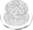 White Flower Phone Popper Cute Floral Pattern White Flower PopSockets PopGrip for MagSafe