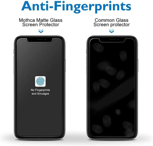 Mothca 2 Pack Matte Glass Screen Protector for iPhone Xs/iPhone X/iPhone 11 Pro, Anti-Glare & Anti-Fingerprint Film