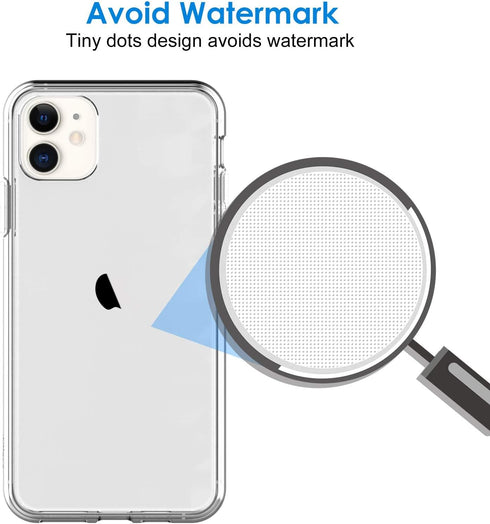 JETech Case for iPhone 11, 6.1-Inch, Non-Yellowing Shockproof Phone Bumper Cover, Anti-Scratch Clear Back