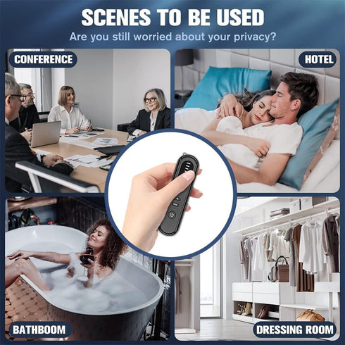 Hidden Camera Detector, Spy Camera Finder, Bug Detector, Portable Anti Spy for Office, Hotels, Airbnb