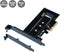 SIIG M.2 NGFF SSD to PCIe 3.0 x4 Card Adapter for 2230, 2242, 2260, 2280 M.2 SSDs (SC-M20014-S1)