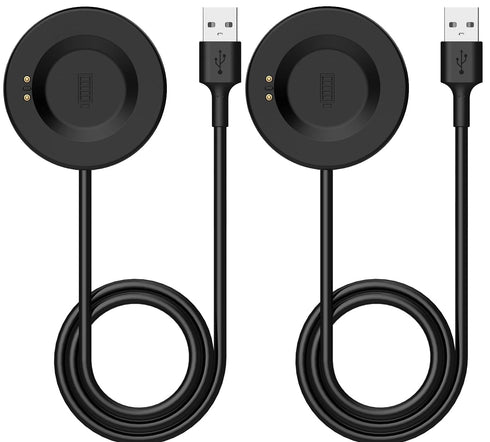 E ECSEM Charging Cable for iTECH Fusion 2 Smartwatch, 2 Pack Replacement USB Charger Cord Accessories