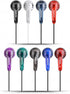 Yuandao Wired HiFi Earbuds, 15.4mm Dynamic Colorful Flat Head Earphones with 3.5mm Plug, Bass Stereo for Gaming/Sport
