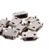 uxcell 10 Pcs USB Standard Micro Type B Female Jack 5 Pin, Metal Charging Port Socket Angle Dip Repair Replacement Parts