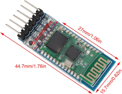 Bluetooth Module UART RS232 Serial Converter HC-05, Transceiver Module for Serial Port Communication