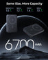 Magnetic Battery Pack 6700mAh for MagSafe, Foldable Wireless Charger with 20W USB-C Fast Charging for iPhone