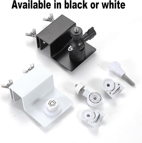 Gutter Mount for Outdoor Security Camera and Solar Panel, Compatible with Arlo, Blink Outdoor, Wyze Cam v3 Pro