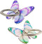 HZZADZXW 2 Pcs Butterfly Cell Phone Ring Stand Holder, Cute Butterfly Design Finger