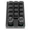 One Handed Macro Mechanical Keyboard, 12 Key Multifunction DIY Programmable Keypad for Office Gaming Lab