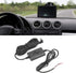 Dash Cam Hardwire Kit - 12V/24V to 5V 2.5A Parking Monitor Converter Cable, Left Angle Mini USB