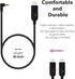 Mirkit 2.5mm USB Charger Cable with Light Indicator for Baofeng Battery UV-5R and UV-82 High Capacity Batteries