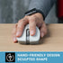 Perixx PERIMICE-621M Wireless Mouse, Silent Click with Ergo Design, Compatible for Desktop and Laptop PC (Beige)