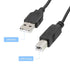 2 Pack 2 MECCANIXITY USB Printer Cable with ON/Off Switch Meter Male to USB B/M Extension Cord for Printer Scanner