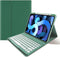 Keyboard Case for iPad Pro 11 inch M4, Round Key Colour Detachable Bluetooth Keyboard, Dark Green