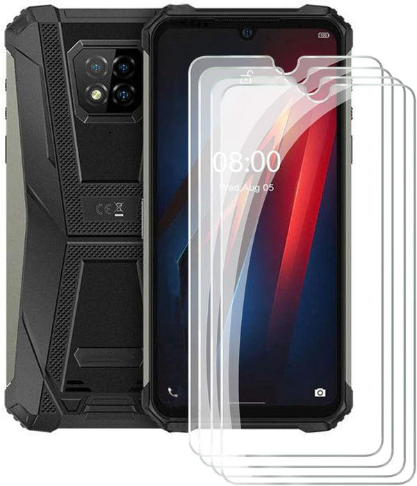 Tempered Glass for Ulefone Armor 8 (6.10"), 4 x Pack Screen Protector, Protective Film Protection Reinforced Screen
