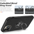 PELEPUES Shockproof Case for iPhone 13 Pro Max, Military Grade Cover with Embedded Finger Ring