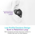 MEE audio SleepTones USB-C Wired Sleep Earbuds for Side Sleepers with Lightweight Low-Profile Silicone Earpieces, Noise