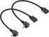 Micro USB to Mini USB Adapter Cable 27CM, Up & Down Angle Micro USB Male to Mini USB Female Charging and Data Sync Cord