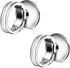 2Pcs Cell Phone Ring Holder, 3 in 1 Universal Phone Ring Stand Car Holder, Silver