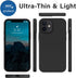 AOTESIER Compatible with iPhone 12 Case and iPhone 12 Pro Case 6.1 inch - Silky Touch Premium Soft Liquid Silicone