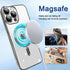 ZIYE iPhone 15 Pro Max Case - Luxury Clear Plating, Soft TPU Bumper, Full Camera Protection, MagSafe Compatible (6.7")