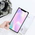LUVI iPhone 13 Mirror Case for Women, Cute Luxury Glossy Glass Design with Silicone Bumper, Silver