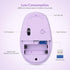 Rii RM700 2.4G Wireless Mouse Silent Mouse with USB Nano Receiver for Laptop,PC,Mac,Chromebook,Windows (Purple)