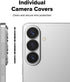 S26 S26 2 Pack Ringke Camera Lens Frame Glass for Samsung Galaxy and Plus Camera Lens Protector [Individual Lens
