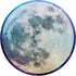 PopSockets Standard PopGrip Moon Lunar Surface Full Space Galaxy Gray Green White