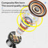 Wireless Waterproof Sports Earphones with 50 Hours Playback, Bluetooth Earphones with Microphone for Gym Running