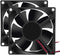 2Pcs 12V 80mm x 80mm x 25mm Brushless Cooling Fan, 3.14in 0.98in for PC Computer Case CPU Coolers