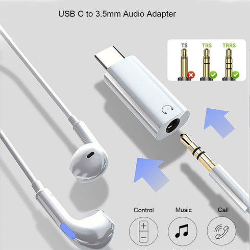 FRIGRAF 3.5mm 16 15 S24 S23 S22, MacBook(1 Pack) USB C to Headphone Jack Adapter, Audio to USB c Adapter,Type C to Aux