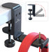 Headphone Hook Desk, Foldable Headset Holder Clamp Hanger Mount with Built-in Cable Clip Organizer
