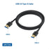Cable Matters 2-Pack USB 3.0 Cable, 6ft, USB A to USB A, Male to Male, Black